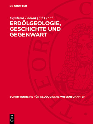 cover image of Erdölgeologie, Geschichte und Gegenwart